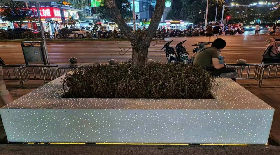 GRC透光坐凳